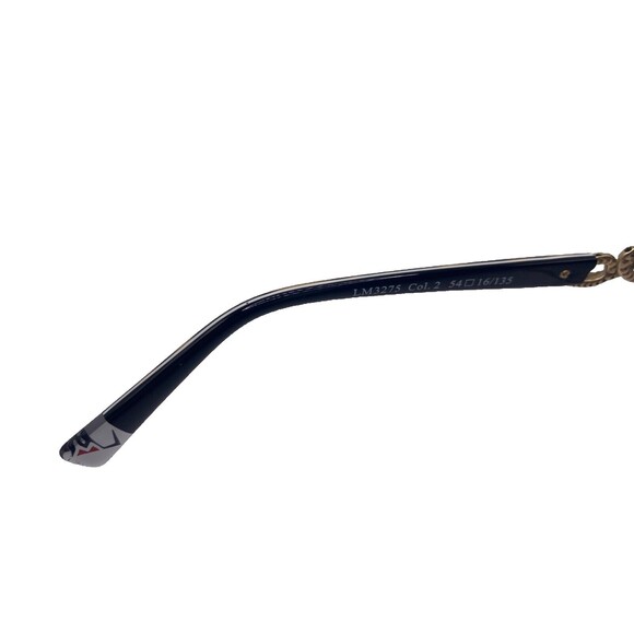 NEW LA MATTA LM3275 Eyeglass Frames COL. 02 NWT Rare 53-16 Case included Snake - Picture 5 of 10